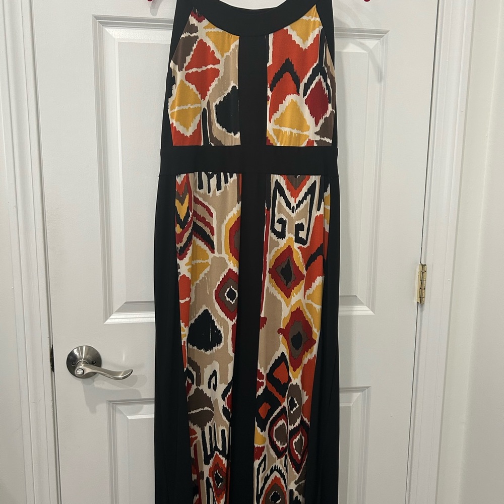 Elegant Multicolor Maxi Dress